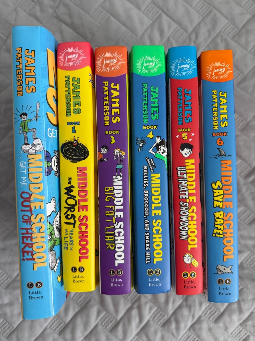 Middle School Book Set - 6 Hardcover Books Set by James Patterson